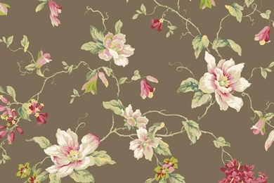 YV9023 Ashford House Blooms Magnolia Wallpapers By York