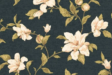 Teal White PP5741 My Magnolia Wallpapers   Interior Home Decor