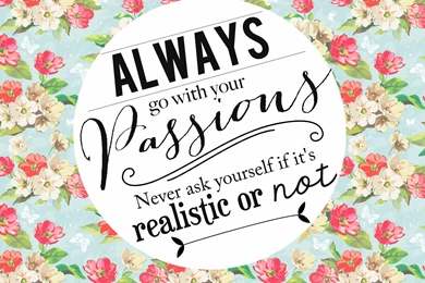 Freebie! Inspiring Floral Wallpaper! Words To Inspire...   RubbishLove