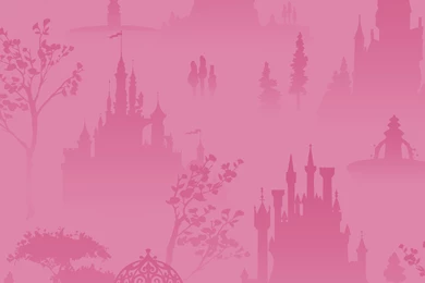Disney Princess Pink Tonal Scenic Wallpapers   InteriorDecorating