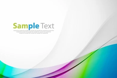 Abstract Colorful Backgrounds Wave Vector Illustration