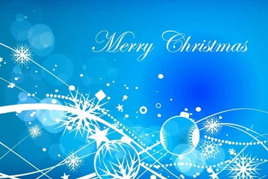 Abstract Blue Christmas Backgrounds Vector