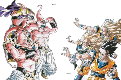 Buu Son Goku Son Gohan Dragon Ball Z Wallpapers