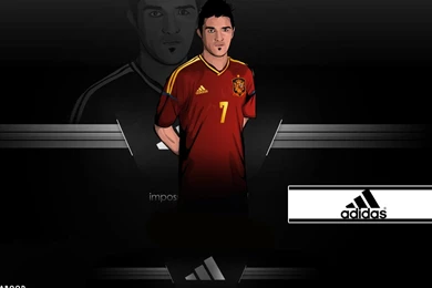 David Villa   Adidas   Wallpapers By ABOOD 23 On DeviantArt