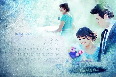 Calendar July Rachel And Finn   Lea Michele Wallpapers (23433595 ...