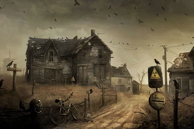 After Apocalypse Dark House Wallpapers HD