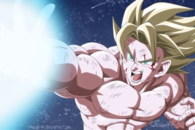 DeviantArt: More Like Goku SSJ3 In Saiyan Armor By Hsvhrt