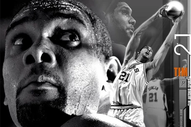 Tim Duncan Black White Wallpapers
