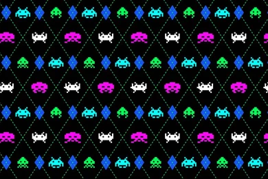 Space Invaders Argyle Pattern Ask.fm Backgrounds Argyle Wallpapers
