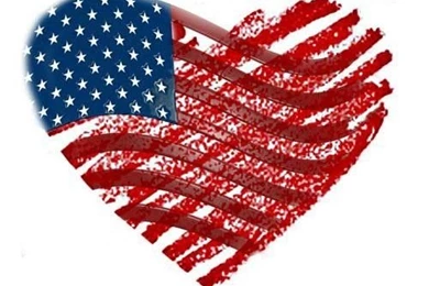 American Flag Heart Wallpapers 1280x1024   American Flag Pictures ...