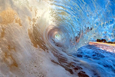 Breaking Wave At Secret Beach (Makena Cove), Maui