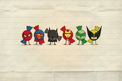 Superhero Candy Wallpapers Digital Art Wallpapers