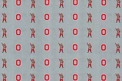 Ohio State University (Brutus) Gray Background, Scrapbook Paper ...