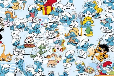 My Free Wallpapers Cartoons Wallpapers Smurfs (