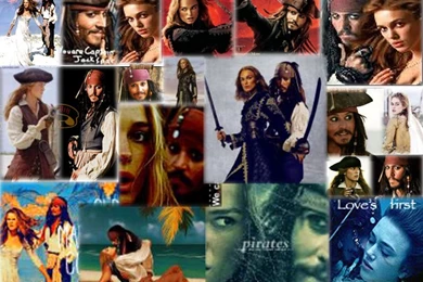 Sparrabeth Pirates Of The Caribbean Wallpapers (842115) Fanpop