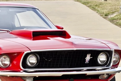 Download Wallpapers 1080x1920 Boss, Muscle Car, Ford, 1969, Red ...