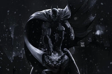 Artwork The Dark Knight Batman Gotham City HD Wallpapers, Desktop ...