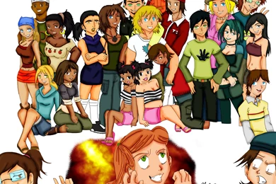DeviantArt: More Like Total Drama Island Anime Style By Blwhere