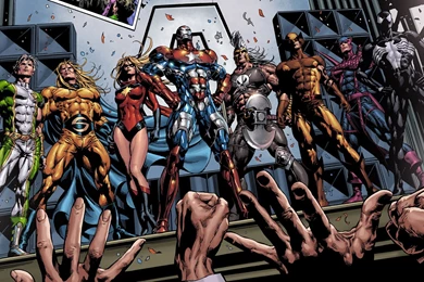 Marvel Superheroes, Venom, Wolverine, Hawkeye, Sentry, Ares, Iron ...