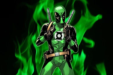 11AA22 Color Wallpapers: Green Lantern Dc Comics Deadpool Wade ...