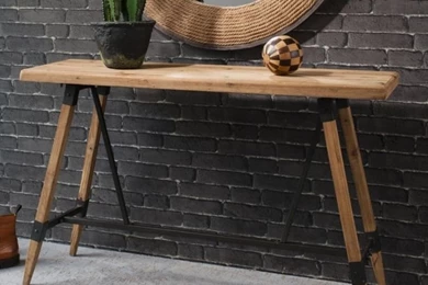 Deluxe vintage industrial console table.jpg