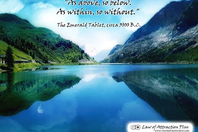Free Wallpapers With Law Of Attraction Quotes (Part 1)