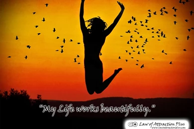 My Life Works Beautifully." (Wallpapers + Decree)