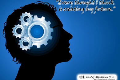 Every Thought I Think Is Creating My Future." (Wallpapers + Decree ...