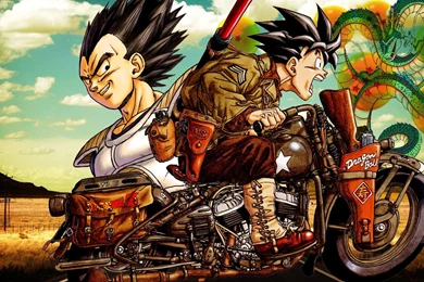 Vegeta, Son Goku, Artwork, Anime, Dragon Ball Z, Dragon Ball ...