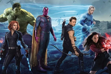 Download Wallpapers 1366x768 Avengers, Avengers Age Of Ultron, Thor ...