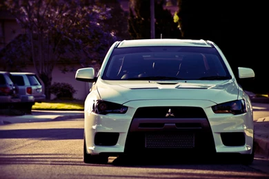 Cars Summer Mitsubishi Lancer Evolution X Warm Street (id: 70164 ...