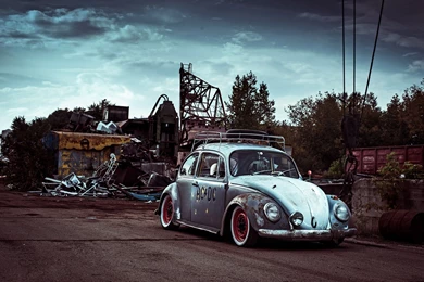 Volkswagen Beetle 2015 Blue   Image