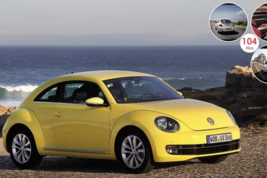 2012 Volkswagen Beetle Yellow   Front
