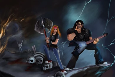 Eddie Riggs And I (Brutal Legend) By Mashakrol On DeviantArt