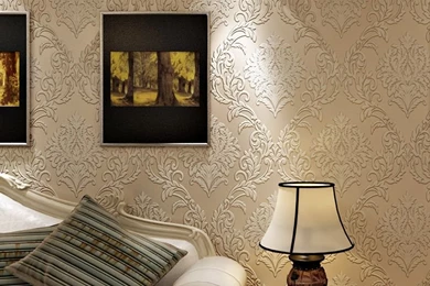 3D Stereoscopic Thick Special Suede Wallpapers Non Woven Wallpapers ...