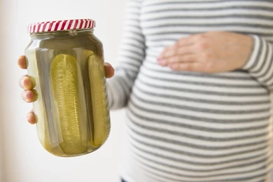 Foods craved by pregnant women