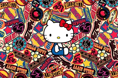 Hello Kitty Colorful Wallpapers Desktop Backgro