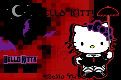 Gothic Hello Kitty By Japoshi.deviantart.com On @deviantART ...