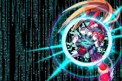 Rockman/Megaman Zero 4 Zero Knuckle Matrix Aqua By OrenjiKoomori ...
