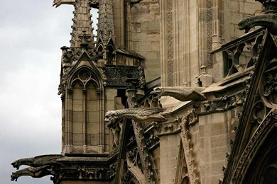 Wallpaper: 'Gargoyles On Notre Dame'   Gargoyles On Notre Dame, As ...