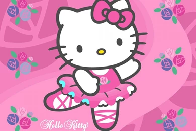 Hello Kitty Wallpapers With Pink Backgrounds And Flower Pictures ...