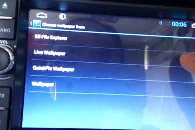 Wallpapers Changing For Android Car DVD GPS   YouTube