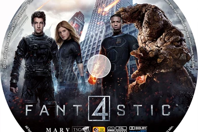 COVERS.BOX.SK ::: Fantastic Four (2015) Blu ray/3D & DVD + ...