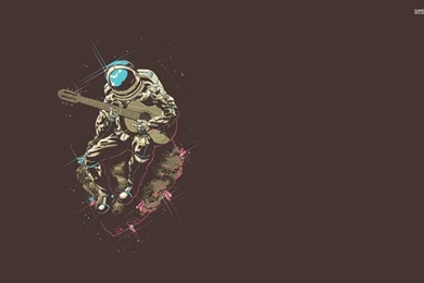 Astronaut Playing The Guitar Wallpapers   Funny Wallpapers