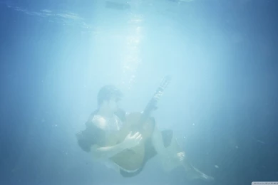 Playing Guitar Underwater HD Desktop Wallpapers : Widescreen : High ...