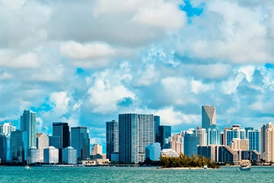 Download Wallpapers 3840x2400 Miami, Usa, America, Miami Beach, Sky ...