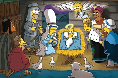 Simpsons Christmas Wallpapers! — Simpsons Crazy