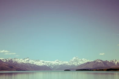 Blue Sky, Snowy Mountains   HD Wallpapers
