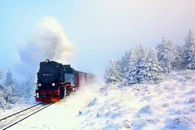 YouWall   Winter Train Wallpapers   Wallpaper,wallpapers,free ...