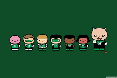 Chibi Green Lantern Corps HD Desktop Wallpapers : High Definition ...